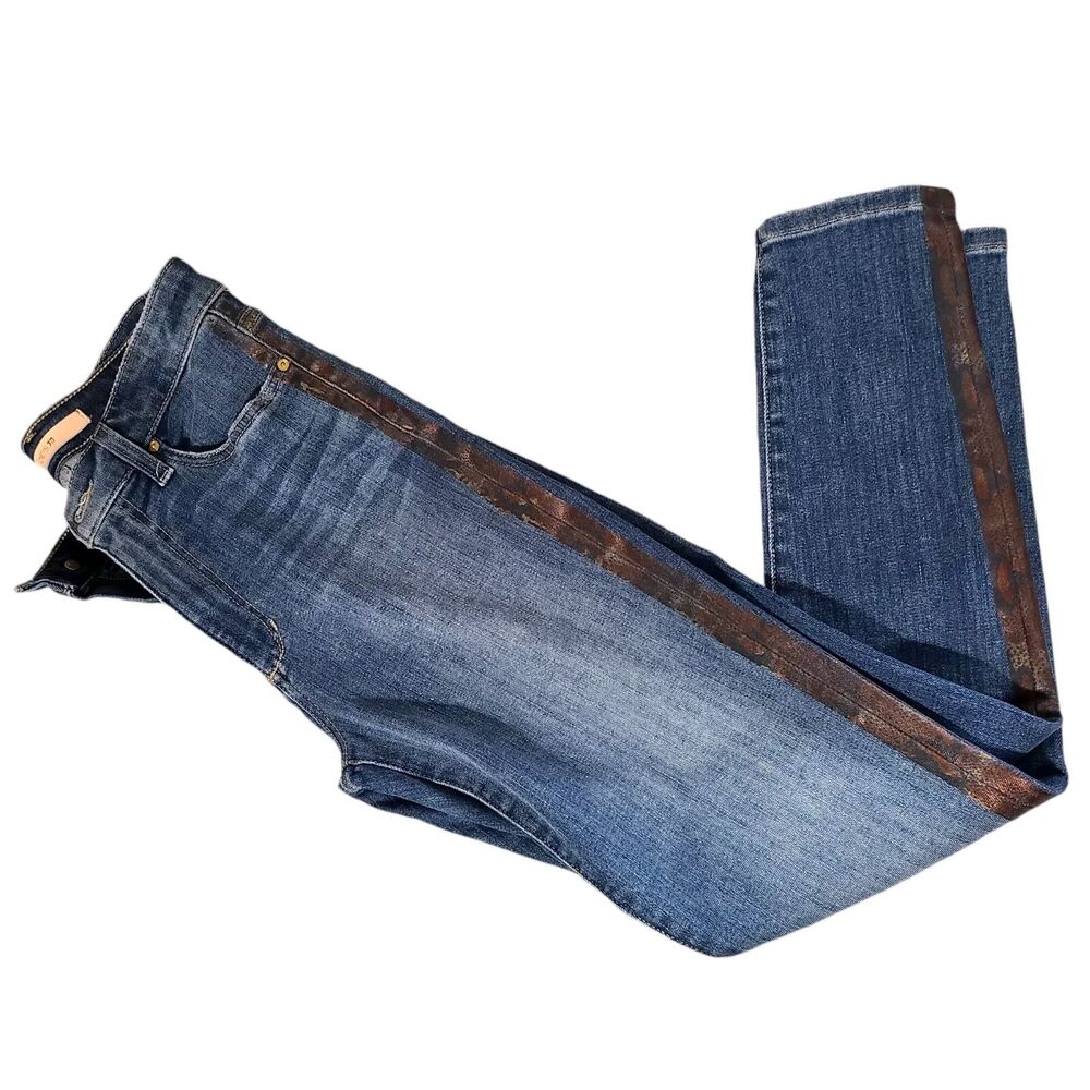 Joe's Jeans Women's High Rise Size 28 Flawless The Charlie Metallic - Picture 5 of 16